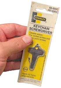 NOS Stanley Portachiavi Cacciavite Doppia Azione 66-990C Vintage - Foto 1 di 10