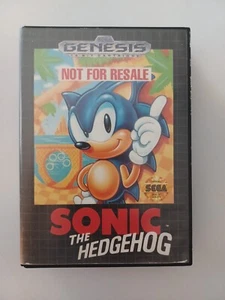 Sonic the Hedgehog (Sega Genesis, 1992 nicht zum Weiterverkauf NFR CIB komplett - Bild 1 von 5