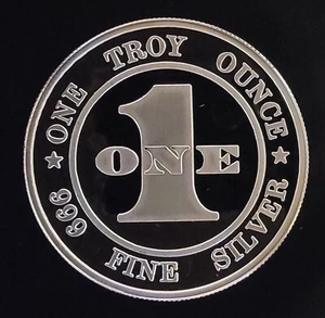 Standing Liberty Quarter Design Vtg Bullion-999 Silver 1 Oz Ounce Art Coin Round - Picture 1 of 2
