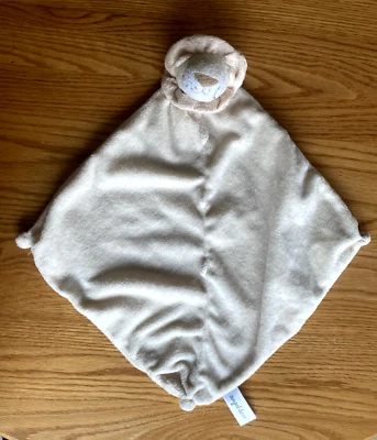 Angel Dear Sleeping Lion Lovey Lovie Plush Security Blanket Tan Yellow Knotted - Image 1 of 4