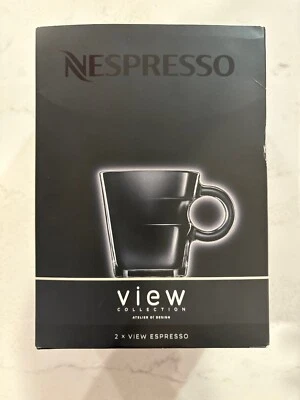NOVO - Coleção Nespresso VIEW 2 xícaras de café expresso + 2 pires - Imagem 1 de 4