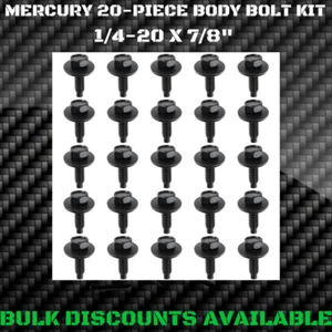 1968+ Mercury Montego Front End Exterior Chasis Body Bolts 1/4-20 X 7/8 OEM NOS - Imagen 1 de 3