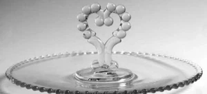 Imperial Candlewick Clear 8" Handled Bon Bon   400 222 - Picture 1 of 2