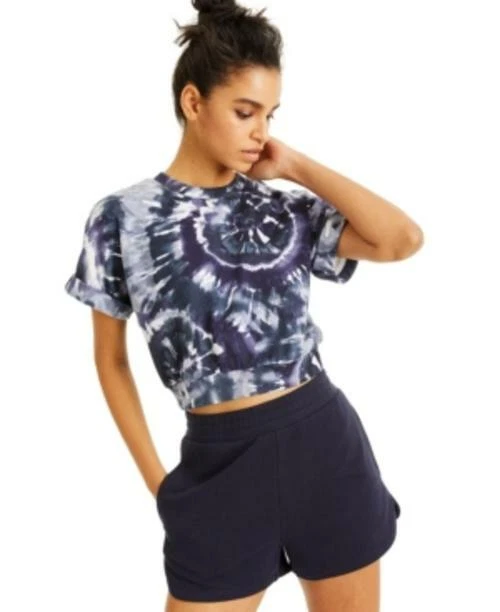 Camiseta Tie-Dye Azul Tamanho Pequeno MSRP $60 Culpos X Inc - Imagem 1 de 1