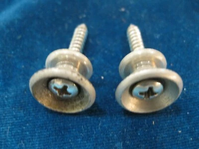 Botones de correa de guitarra o bajo vintage estadounidense Fender 1987 para Strat P-Bass Jazz Foto 1 de 4