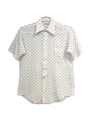 Vintage 60s Van Heusen Century Short Sleeve Shirt Atomic Print - Image 1 of 4