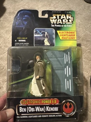 Star Wars El Poder de la Fuerza Electronic Power F/X Ben (Obi-Wan) Kenobi 1996 Foto 1 de 2