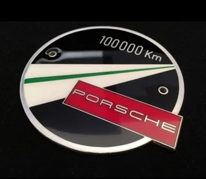 Porsche Reedición 100000km Parrilla Insignia Emblema 356 911 914 928 944 968 993 Leer des - Imagen 1 de 2