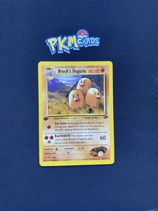 Pokémon TCG Brock’s Dugtrio Gym Challenge 22/132 Regular Rare 1st Edition LP. - Picture 1 of 3