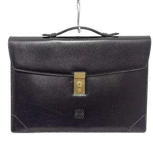 LOEWE Businesstasche Aktentasche Handtasche Beuteltasche Leder schwarz echt - Bild 1 von 24