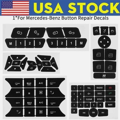 Kit de reparación de botones pegatina interruptor ventana para Mercedes-Benz W204 C250 C300 CLA200 Foto 1 de 4