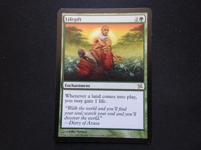 Lifegift LP/MP [Betrayers of Kamigawa] #1 Mtg Magic Free Tracking! - Image 1 of 2