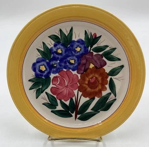 Vintage Vernon Kilns "Bouquet" handbemalter Teller #707 USA - Bild 1 von 3