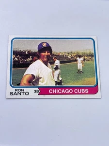 1974 Topps Baseball Ron Santo Vintage Chicago Cubs MLB - Bild 1 von 5