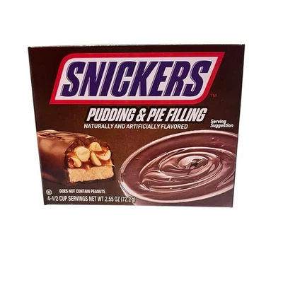 Mezcla de postre relleno pastel de pudín Snickers 3,25 OZ Foto 1 de 2