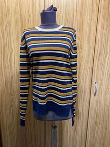 SUÉTER CHLOE STORA MULTICOLOR FIBRA METÁLICA BRILLANTE RAYAS-TALLA 3 - Imagen 1 de 12