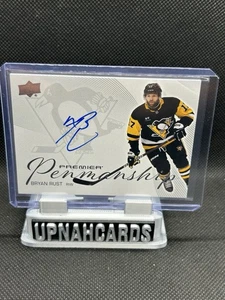 2024-25 Upper Deck Premier Penmanship #PEN-BR Bryan Rust AUTO - Picture 1 of 2
