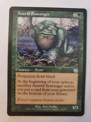 MTG Magic The Gathering Card Anurid Scavenger Creature Beast Green Torment 2002 - Image 1 of 2