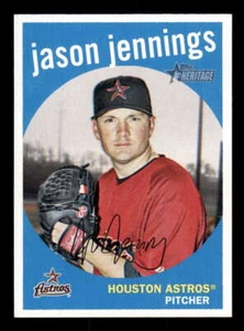 2008 Topps Heritage #42 Jason Jennings (Green Back) SP Astros GB z - Picture 1 of 2