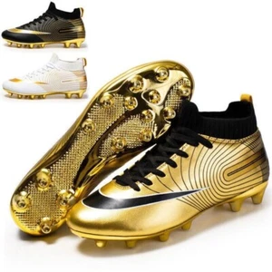 Kids Boys Girls Junior Boy Football Boots AG/TF Soccer Training Shoes Sneaker K - Picture 1 of 37