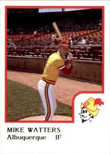 1986 Albuquerque Dukes ProCards 27 Mike Watters Ann Arbor Michigan Baseball Card