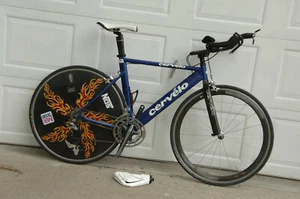 Cervelo P2K aluminum 55cm Ultegra 2x10 gears Speed Shop Z/HED USA Disk Clinchers - Picture 1 of 12