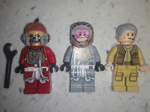 Lego Star Wars 75050 Minifigures Gray Squadron Pilot Airen Cracken Ten Numb Lot - Picture 1 of 2