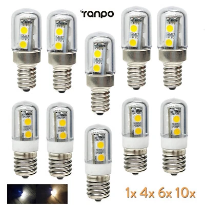 1X 10X LED Corn Light Bulbs 220V 5050 Smd Cold E14 E12 E17 Fridge White Lamps - Image 1 of 4