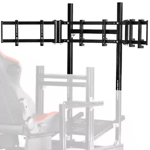 Zootopo Triple Monitor Mount Stand For Aluminum Alloy Racing Simulator Cockpit - Picture 1 of 7