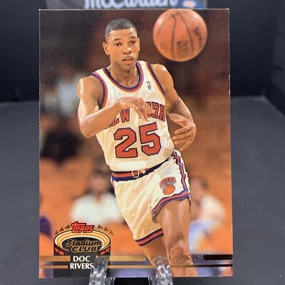 1992-93 Topps Stadium Club Doc Rivers #241 New York Knicks - Image 1 of 2