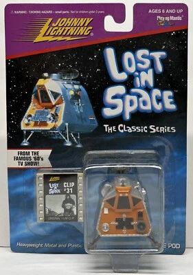 Clip de película Lost In Space Johnny Lightning Space Pod #32 vintage sellado TG Foto 1 de 2
