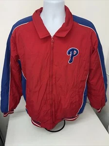 Vintage Philadelphia Phillies MLB Carl Banks Jacket Coat Size Large - Picture 1 of 9