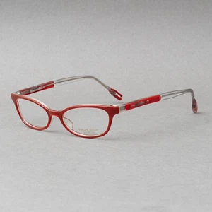 Edward Beiner EMMA SC Red Eyeglasses Frames 46[]16 145 Made In Japan - Picture 1 of 7