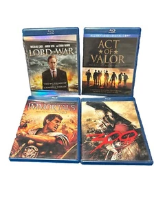 Blu Ray 4 Stück Lord Of War, Act Of Valor, 300, Immortals, Action Pack getestet - Bild 1 von 2