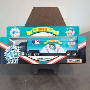 NIB Vintage 1993 Matchbox Florida Marlins Inaugural Diecast Semi Truck VTG Ford - Picture 1 of 3