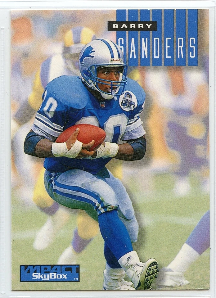 1994 Skybox Impact Football - #81 - Barry Sanders - Detroit Lions - Image 1 of 1