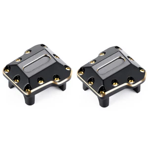 2 PIEZAS Cubiertas Diferentes Eje Trasero Frontal de Latón para Automóvil de Control 1/18 TRX4M - Imagen 1 de 8