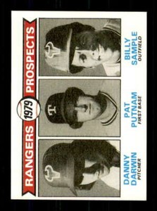 1979 Topps #713 Danny Darwin/Pat Putnam/Billy Sample NM/NM+ RC Rookie Rangers Ra