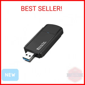 USB 3.0 Wireless WiFi Adapter 1300Mbps Long Range Dongle Dual Band 5Ghz Network - Picture 1 of 2