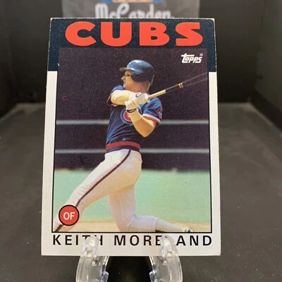 1986 Topps Keith Moreland #266 Chicago Cubs - Image 1 of 2