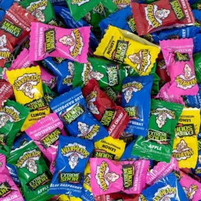 BOLSA A GRANEL DE VALOR LIMITADO WARHEADS EXTREME SOUR HARD CANDY FILL elige la tuya Foto 1 de 3