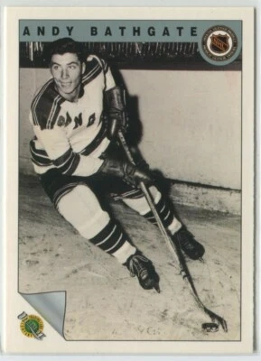 1991-92 Ultimate Original Six #18 Andy Bathgate New York Rangers - Image 1 of 2