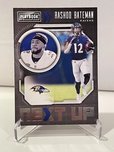 Rashod Bateman 2021 Playbook Football Next Up #NXT-RBA Rookie Baltimore Ravens - Bild 1 von 2