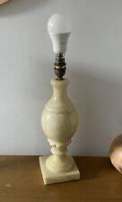 Vintage Genuine Alabastee Charneca Table Lamp