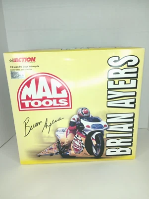 Action Brian Ayers Mac Tools 2000 Pro Stock Bike 1:9 In Box Read - Image 1 of 4