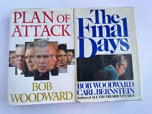 Bob Woodward Hardcover Lot 2 Books Plan of Attack + The Final Days First Edition - Imagen 1 de 8