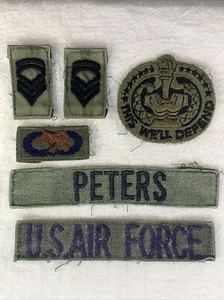 US Air Force Military Patches (Lot Of 6) PIN01 - Picture 1 of 8