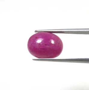 Natural Red Sapphire Smooth Oval Shape Cabochon Gemstone 14x11 mm 11 Cts SP-42 - Picture 1 of 5