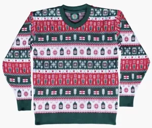 VICTORIA BITTER BEER CHRISTMAS JUMPER, VB UGLY CHRISTMAS SWEATER, SIZE L, RARE - Picture 1 of 8