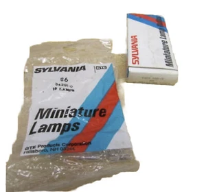 Sylvania 86 Miniature Lamp Light Bulbs 34201 (Pack of 10) - Picture 1 of 2